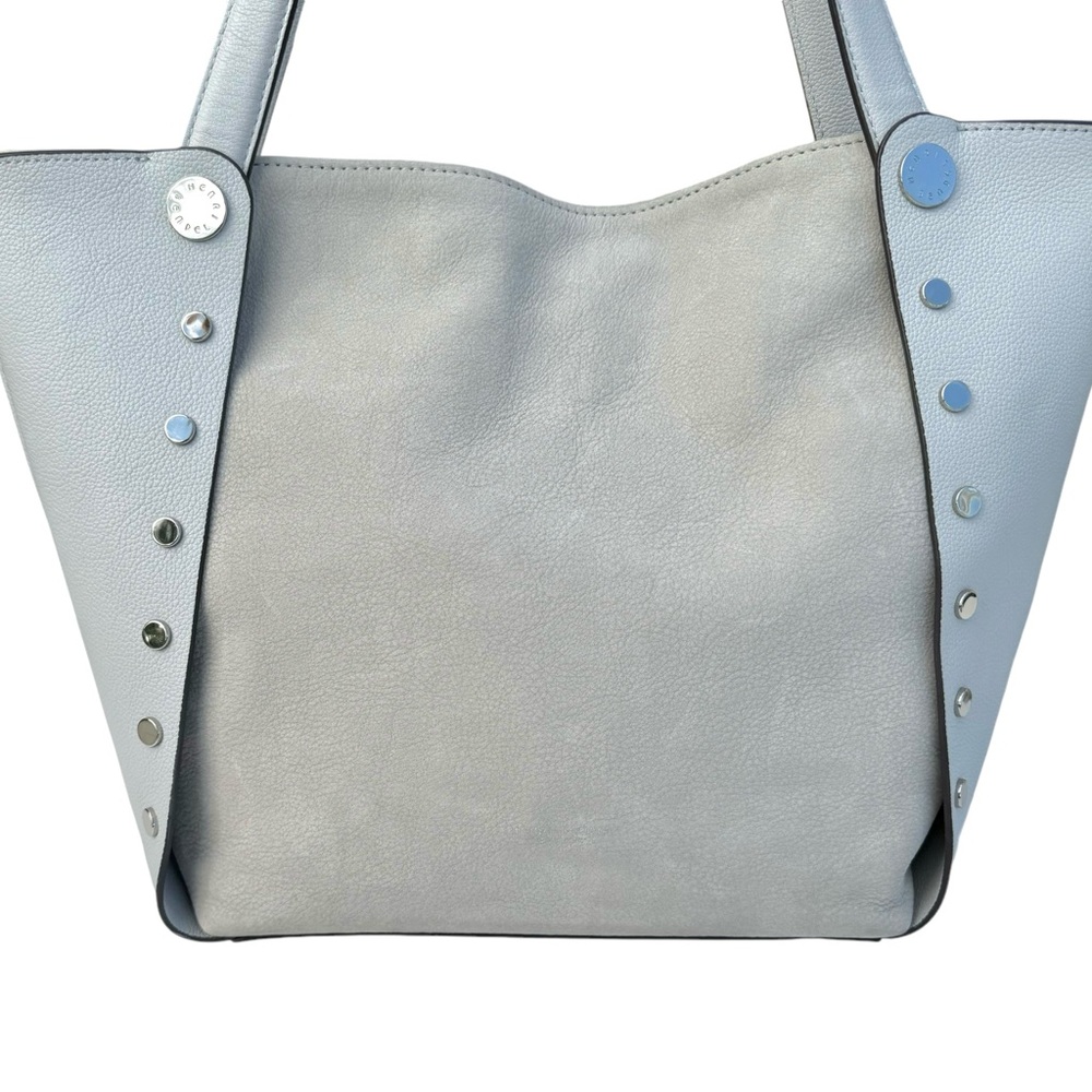 Henri Bendel Cooper Shoulder Bag Nubuck Leather Tote - Picture 5 of 17